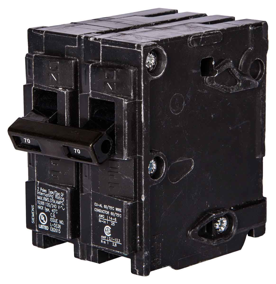 Q270HH - Siemens - 70 Amp Molded Case Circuit Breaker
