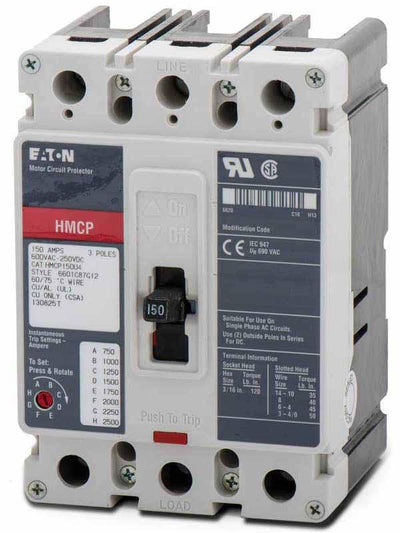 HMCP150U4Y - Eaton Molded Case Circuit Breakers