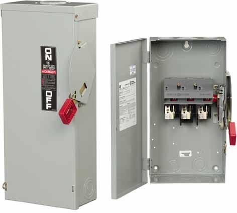 THN3365J - GE 400 Amp 3 Pole 600 Volt Safety Switches