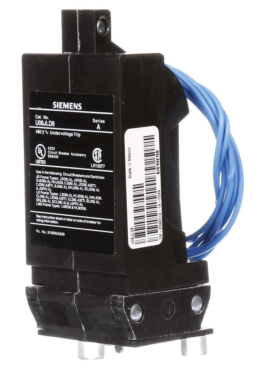 U06JLD6 - Siemens 480 Volt Circuit Breaker Internal Accessory