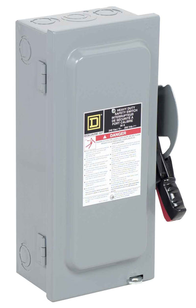 CH221N - Square D 30 Amp 2 Pole 240 Volt Safety Switches