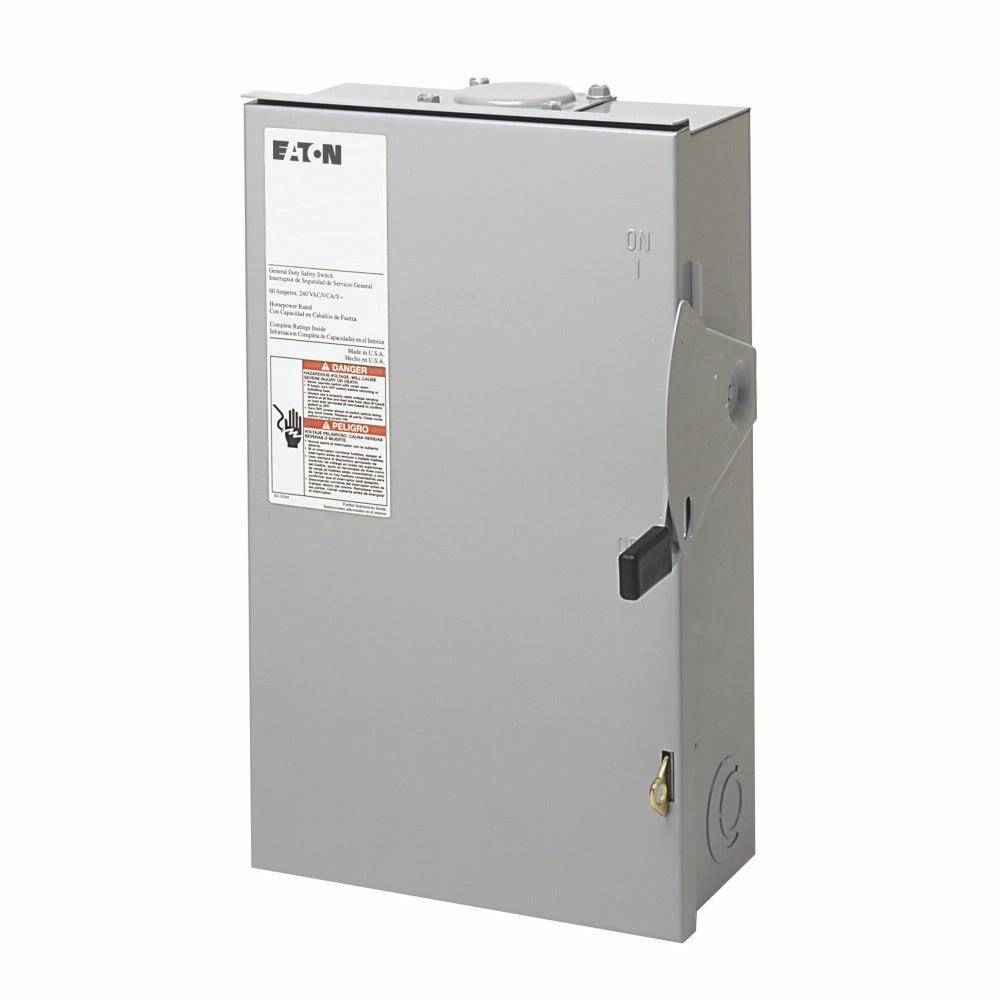DG322URB - Eaton Cutler-Hammer 60 Amp 3 Pole 240 Volt Disconnect and Safety Switch