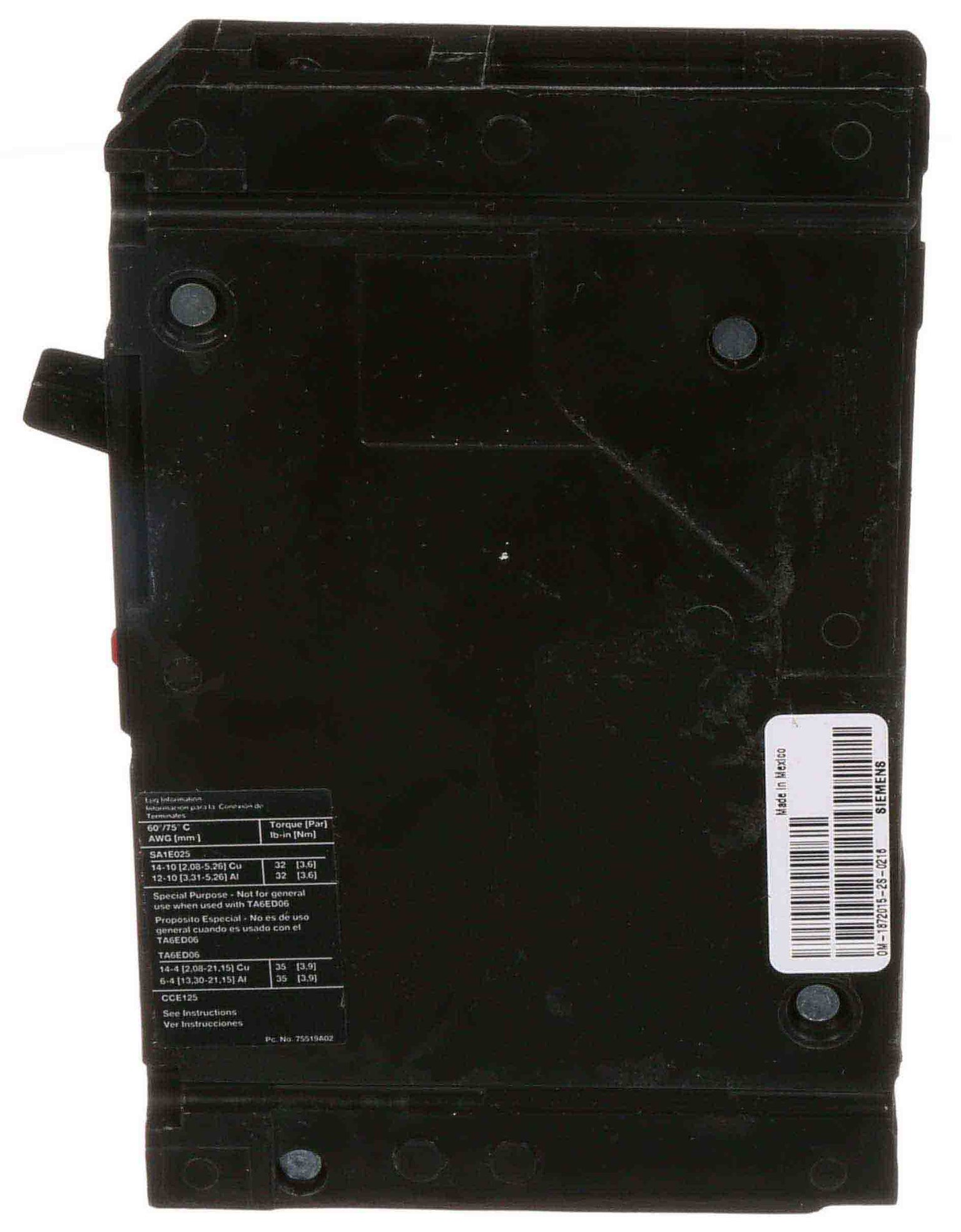 ED21B025 - Siemens - Molded Case Circuit Breaker