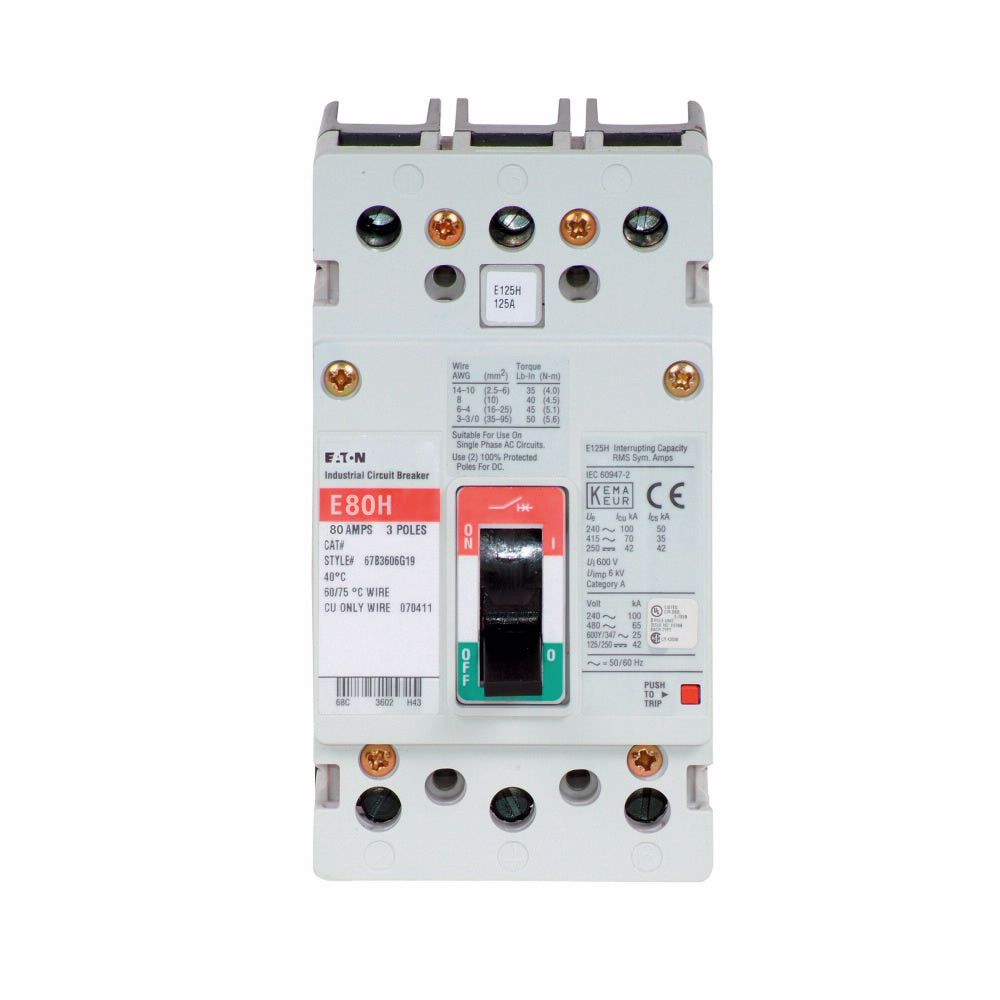 EGS3080FFB - Eaton - Molded Case Circuit Breaker