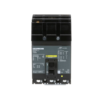 FA36050 - Square D 50 Amp 3 Pole 600 Volt Plug-In Molded Case Circuit Breaker