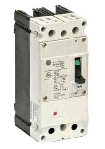 FBV26TE020RV - GE 20 Amp 2 Pole 600 Volt Bolt-On Molded Case Circuit Breaker