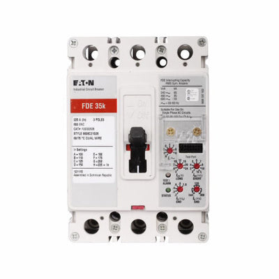 FDE308032 - Eaton Cutler-Hammer 80 Amp 3 Pole 480 Volt Bolt-On Molded Case Circuit Breaker