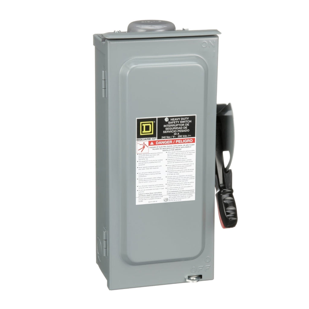 H221NRB - Square D - 30 Amp Disconnect and Safety Switch