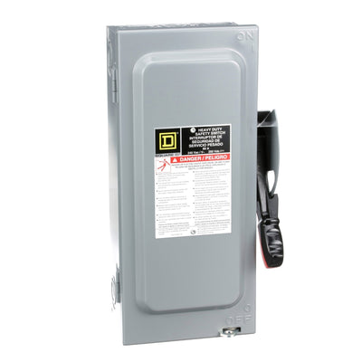 H222N - Square D 60 Amp 2 Pole 240 Volt Disconnect and Safety Switch
