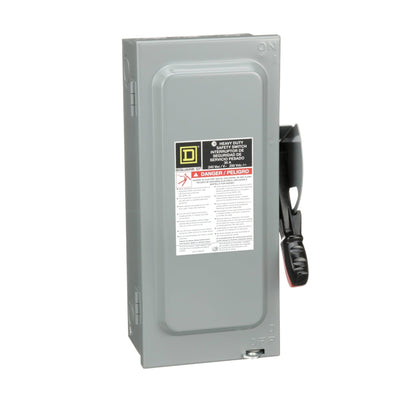 H321N - Square D 30 Amp 3 Pole 240 Volt Disconnect and Safety Switch