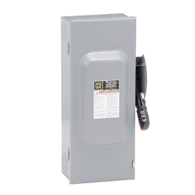H323N - Square D 100 Amp 3 Pole 240 Volt Disconnect and Safety Switch