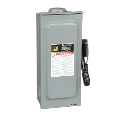H361RB - Square D 30 Amp 3 Pole 600 Volt Disconnect and Safety Switch