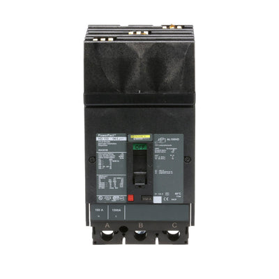 HDA36150 - Square D 150 Amp 3 Pole 600 Volt Plug-In Molded Case Circuit Breaker