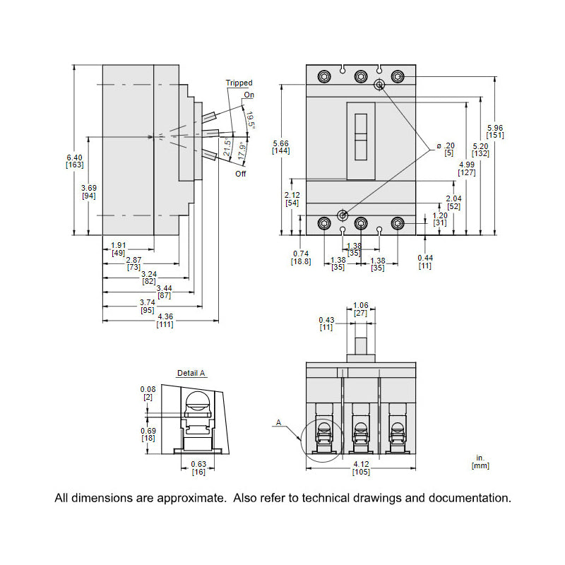 HDL36040 - Square D - Molded Case Circuit Breaker