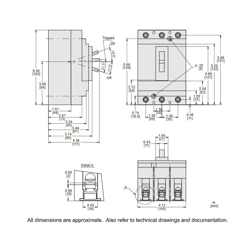 HDL36060 - Square D - Molded Case Circuit Breaker