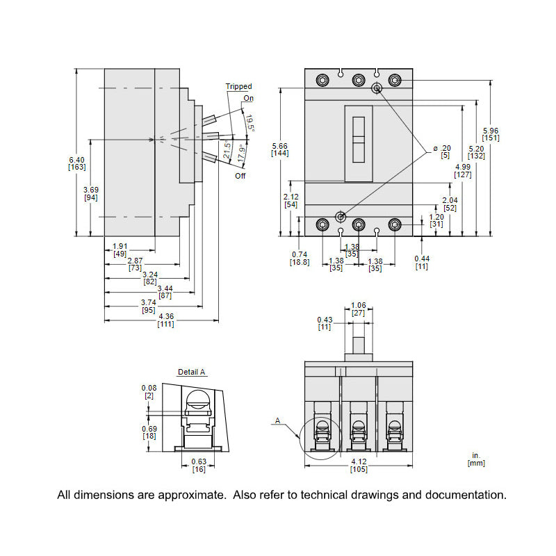 HDL36090 - Square D - Molded Case Circuit Breaker