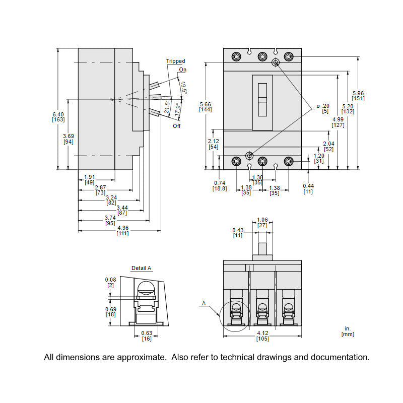 HDL36150 - Square D - Molded Case Circuit Breaker