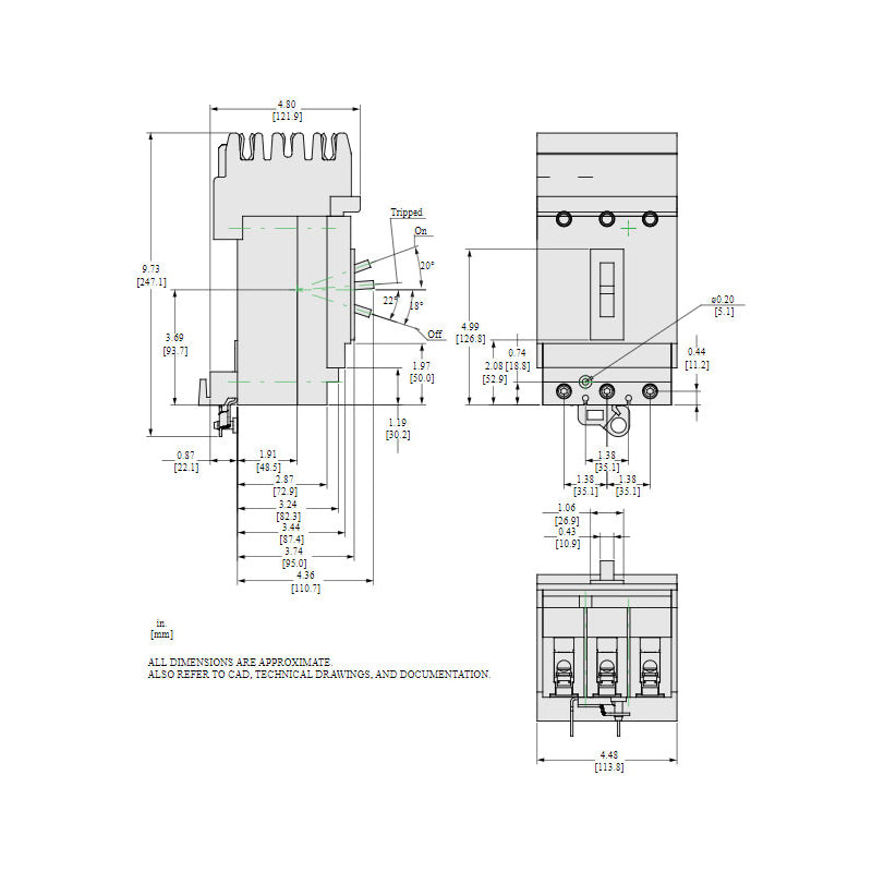 HGA36100U31X - Square D - Molded Case Circuit Breaker