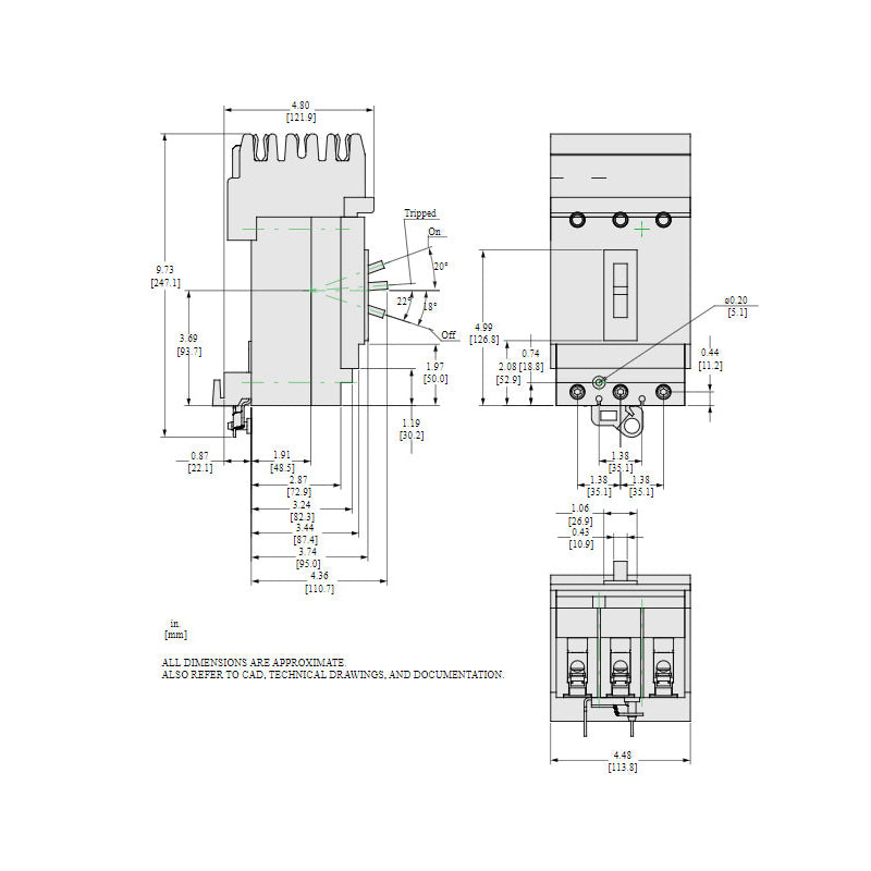 HGA36100U44X - Square D - Molded Case Circuit Breaker
