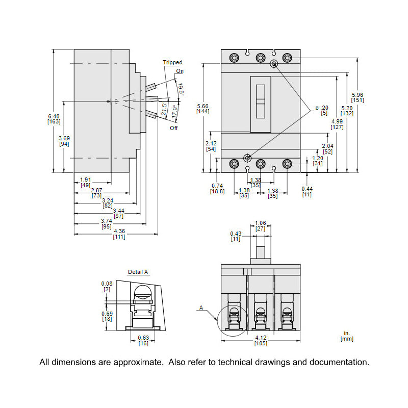 HGL36100 - Square D - Molded Case Circuit Breaker