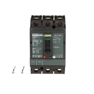 HGL36110 - Square D 110 Amp 3 Pole 600 Volt Molded Case Circuit Breaker