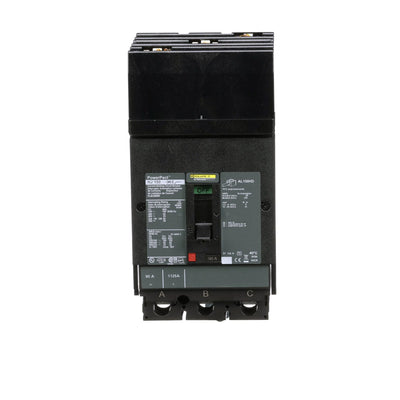 HJA36090 - Square D 90 Amp 3 Pole 600 Volt Molded Case Circuit Breaker