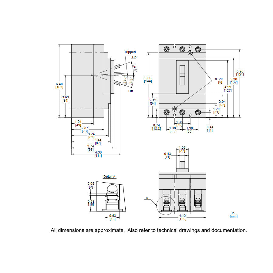 HJL36030M71 - Square D - 30 Amp Molded Case Circuit Breaker