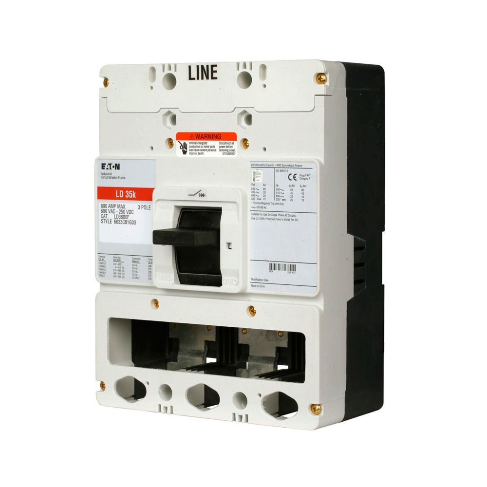 HLDB3600FT33W - Eaton - Molded Case Circuit Breakers