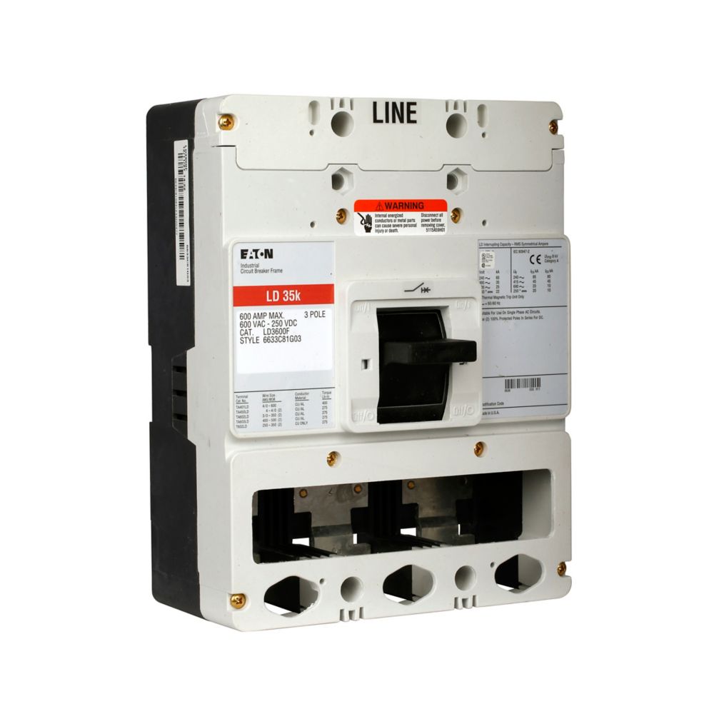 HLDB3600FT33W - Eaton - Molded Case Circuit Breakers