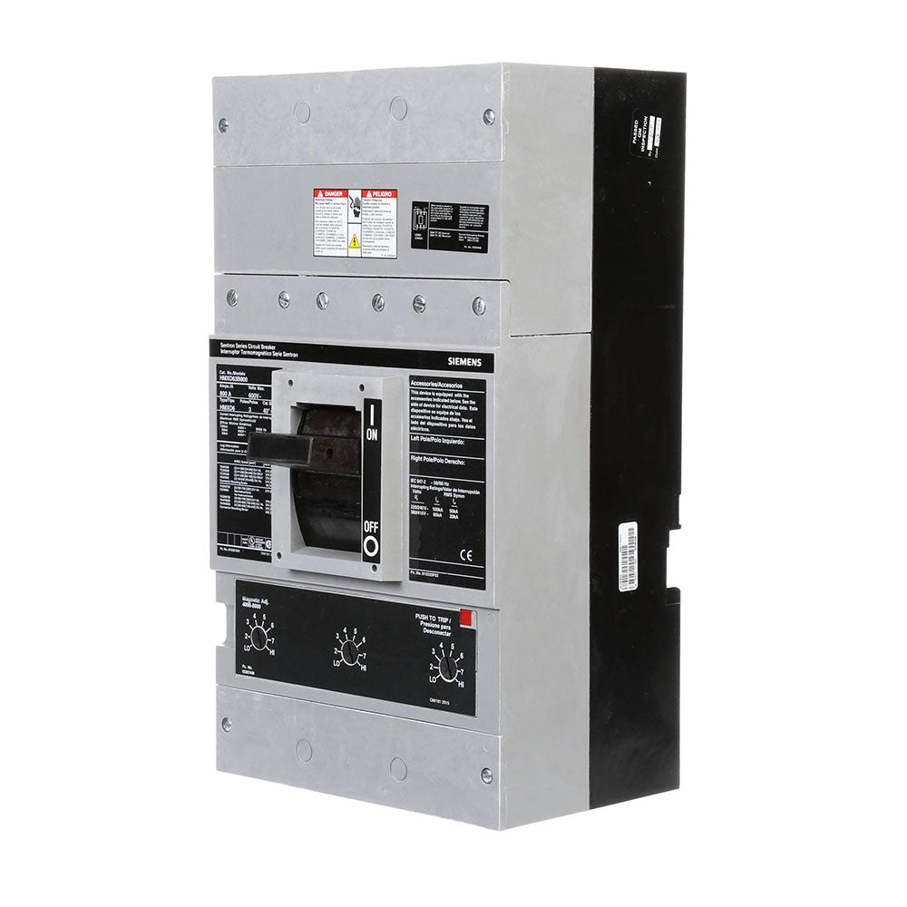 HMXD63B500H - Siemens - 500 Amp Molded Case Circuit Breaker