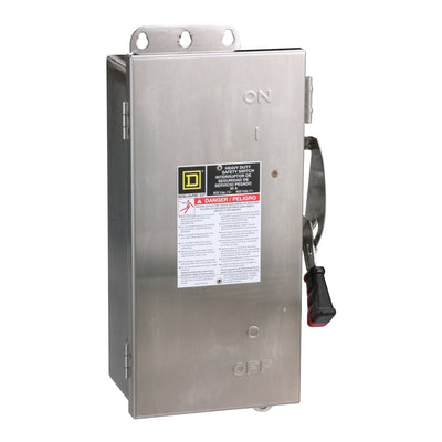 HU361DSEI - Square D 30 Amp 3 Pole 600 Volt Disconnect and Safety Switch