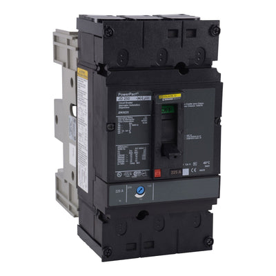 JDN36225 - Square D 225 Amp 3 Pole 600 Volt Plug-In Molded Case Circuit Breaker