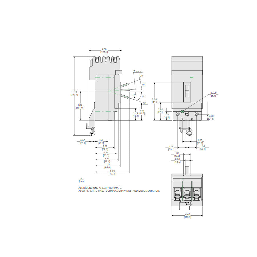 JGA36175 - Square D - Molded Case Circuit Breaker