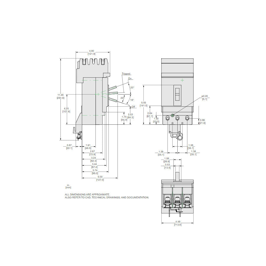 JJA262501 - Square D - Molded Case Circuit Breaker