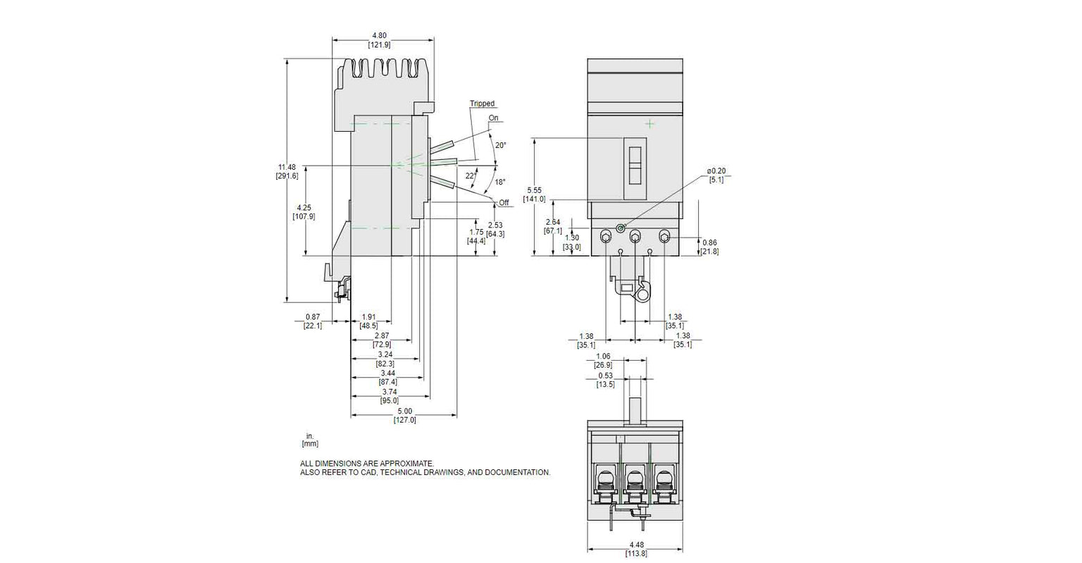 JLA36250U33X - Square D - Molded Case Circuit Breaker