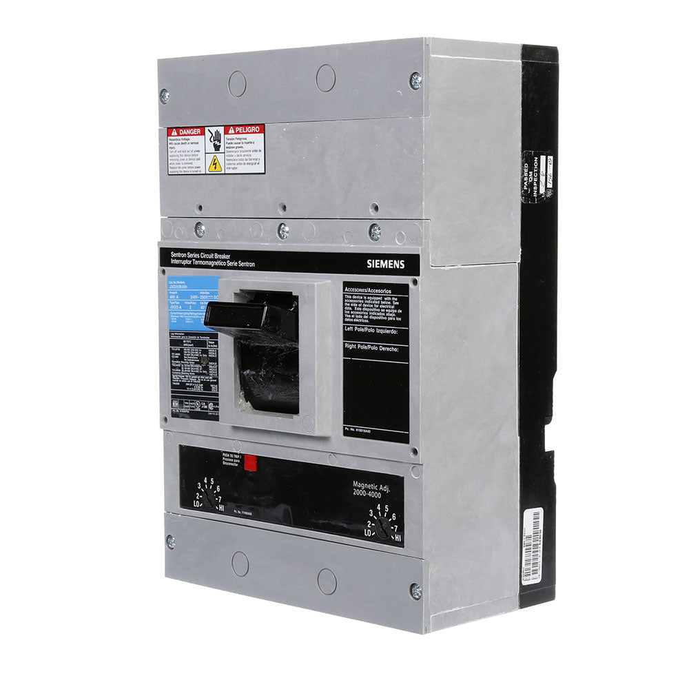 JXD63L400 - Siemens - Molded Case Circuit Breaker