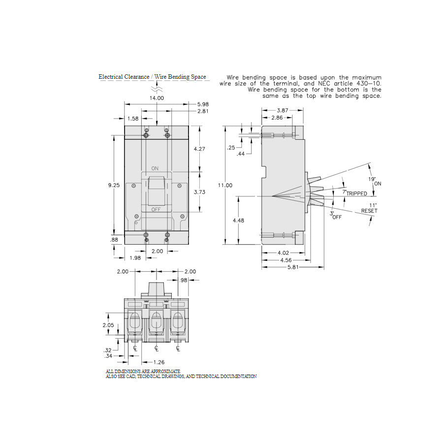 LAL36125 - Square D - Molded Case Circuit Breaker