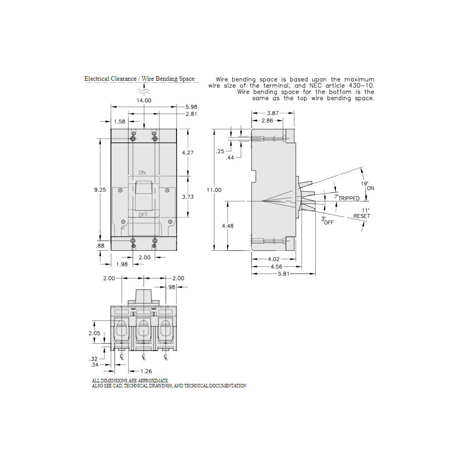 LAL36250 - Square D - Molded Case Circuit Breaker