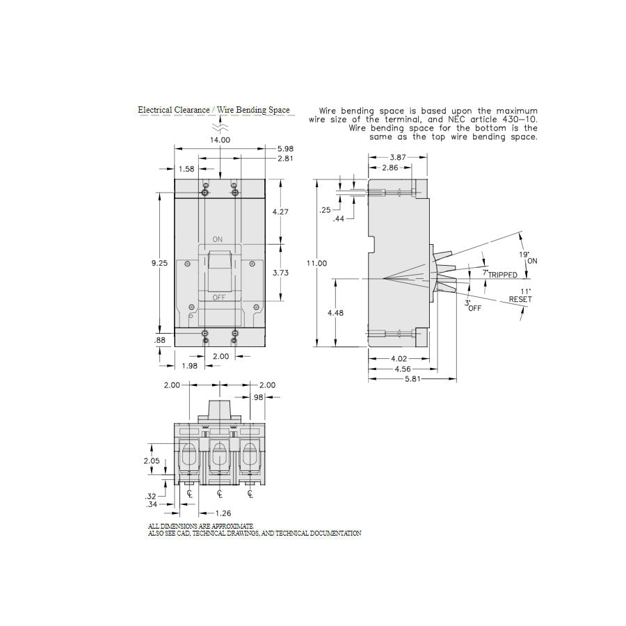 LAL36400 - Square D - Molded Case Circuit Breaker