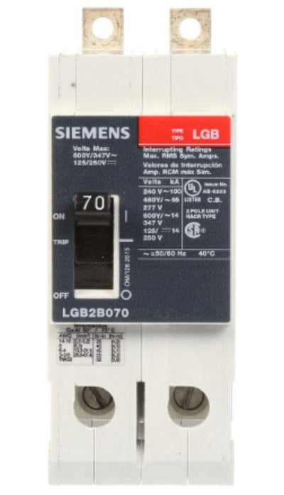 LGB2B070B - Siemens - Molded Case Circuit Breaker