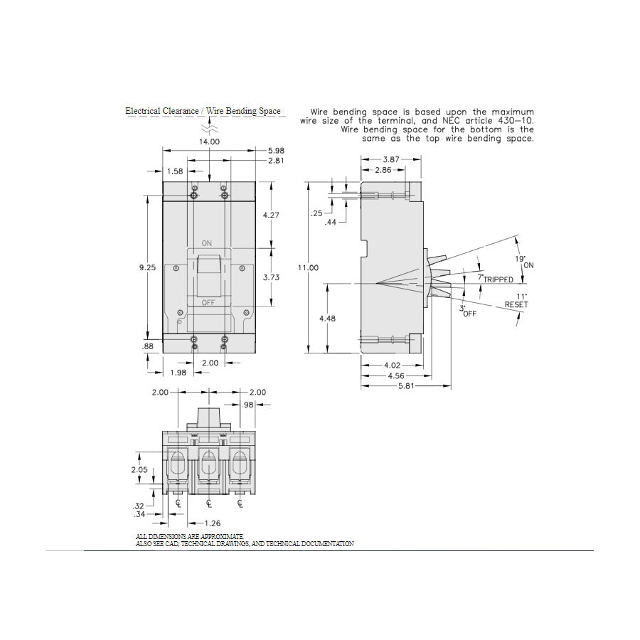 LHL36400 - Square D - Molded Case Circuit Breaker