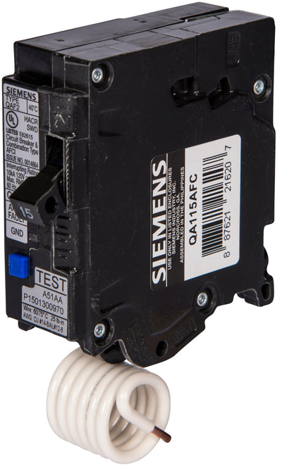 MPA115AFC - Murray 15 Amp 1 Pole 120 Volt Plug-In Molded Case Circuit Breaker