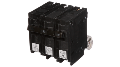 Q28000S01 - Siemens 80 Amp 2 Pole 240 Volt Plug-In Molded Case Circuit Breaker