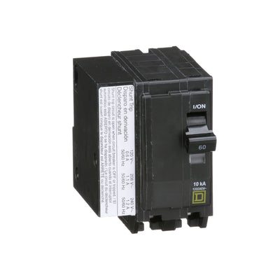 QO2601021 - Square D 60 Amp 2 Pole 240 Volt Plug-In Molded Case Circuit Breaker