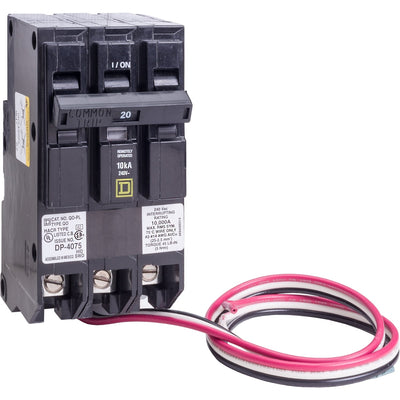 QO320PL - Square D 20 Amp 3 Pole 240 Volt Plug-In Molded Case Circuit Breaker