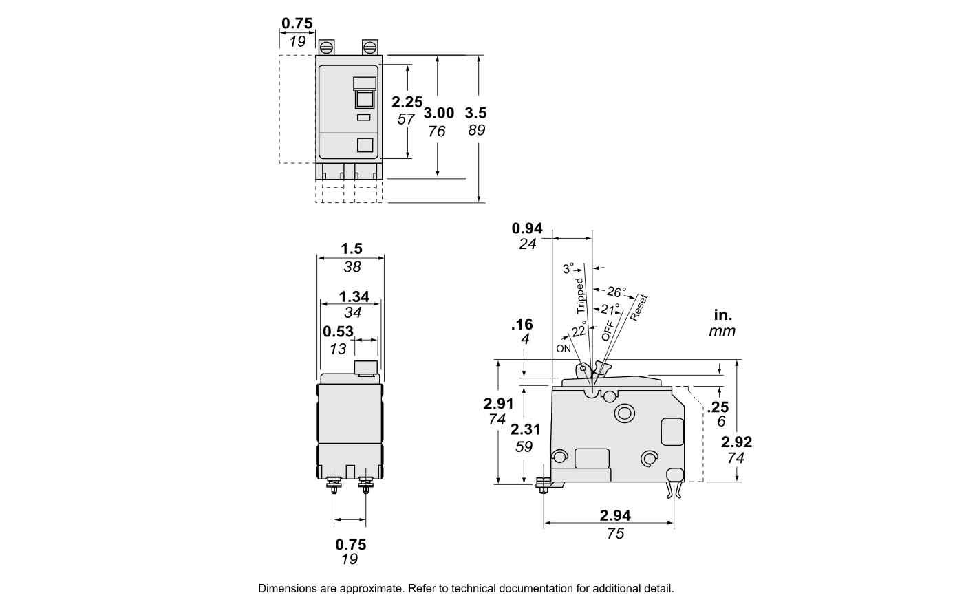 QOB2201021 - Square D - Molded Case Circuit Breaker