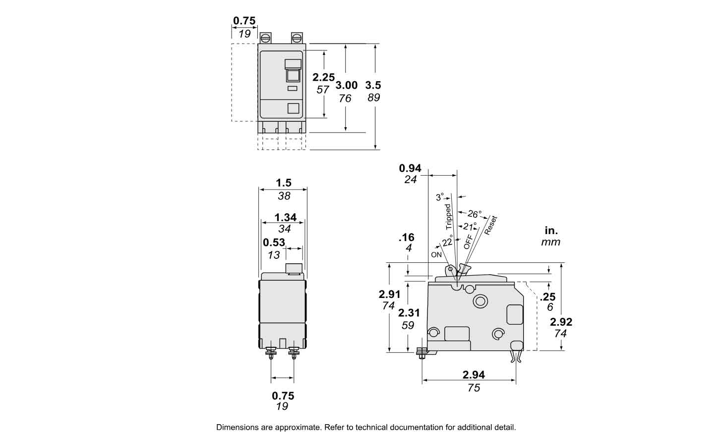 QOB225VH - Square D - Molded Case Circuit Breaker