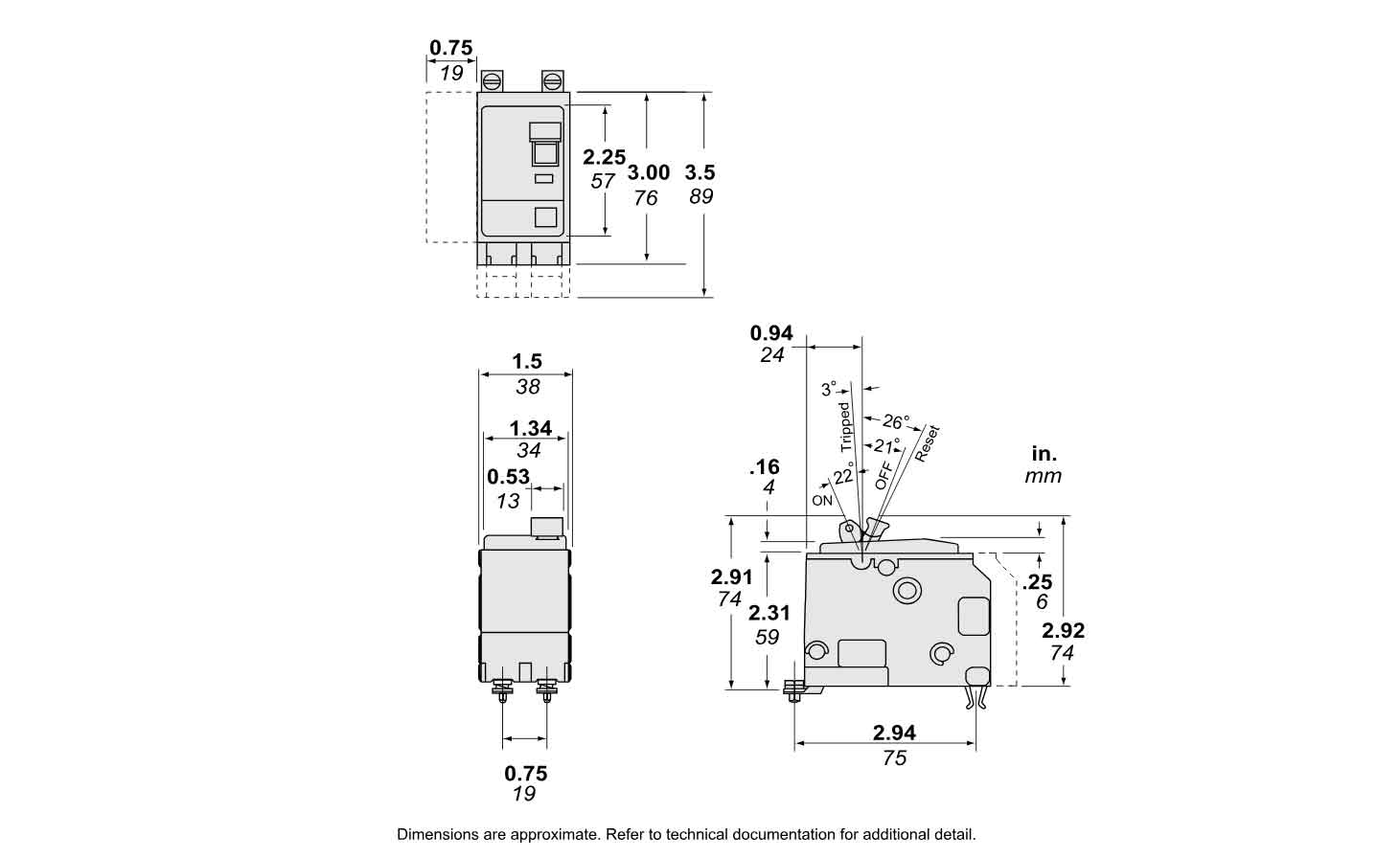 QOB2501021 - Square D - Molded Case Circuit Breaker