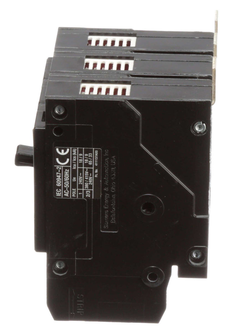 BQD6360 - Siemens 60 Amp 3 Pole 600 Volt Bolt-On Molded Case Circuit Breaker