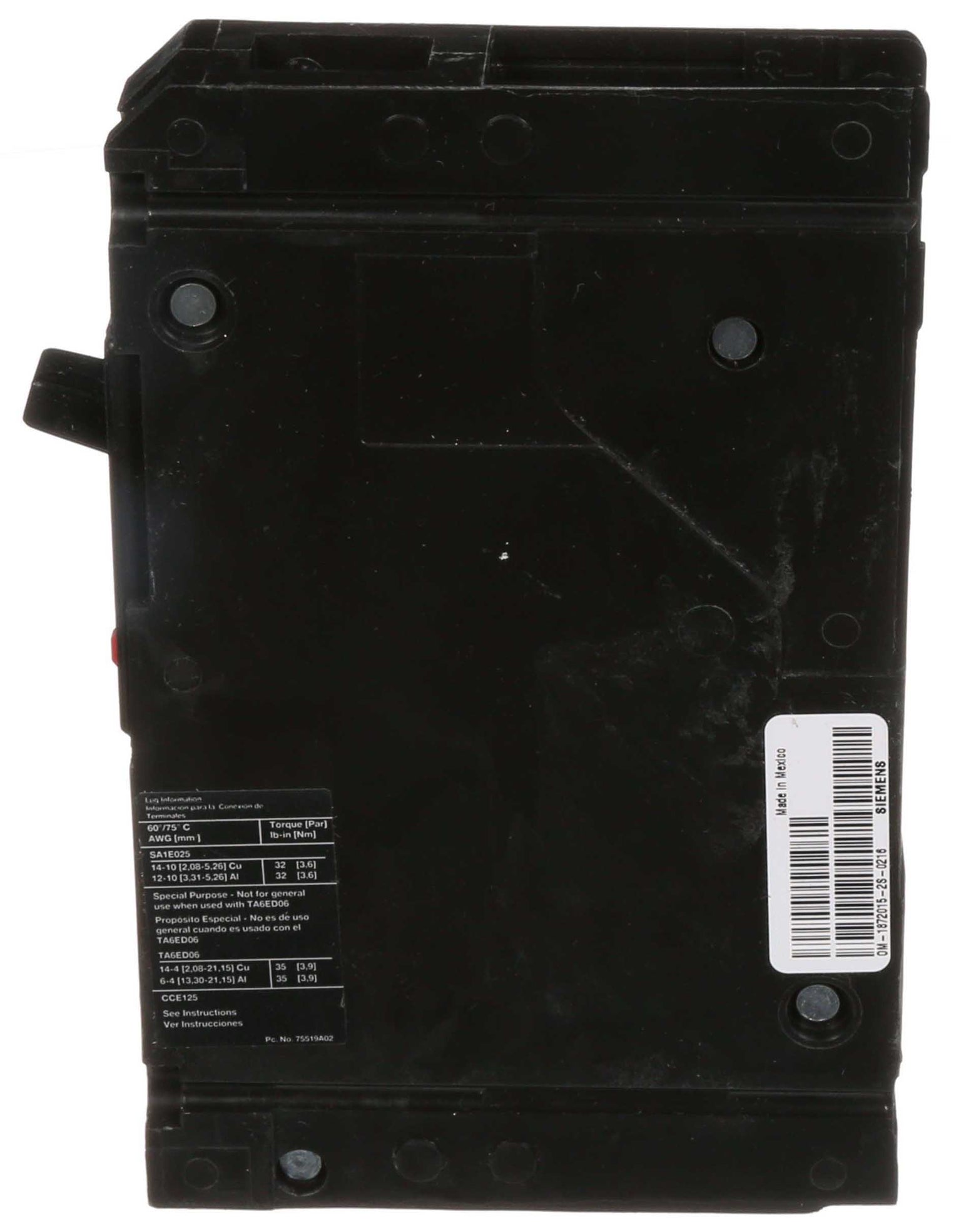 ED21B015 - Siemens - Molded Case Circuit Breaker